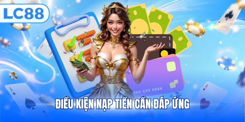 Điều kiện nạp tiền cần đáp ứng